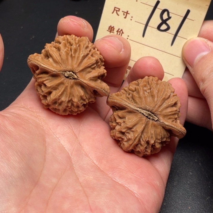 把件文玩核桃宫灯42尺全品白茬181