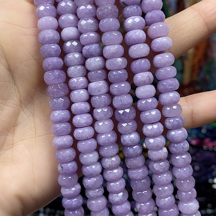 玛瑙/玉髓未镶嵌珠宝半成品玉髓切面车轮卡8mm