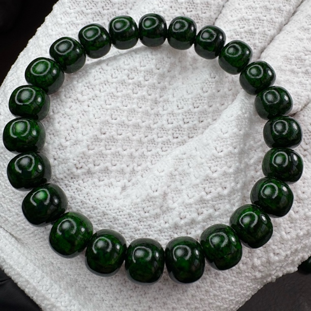 猛犸牙满脑秋牙呛色老型手串9➕有瑕疵但不是每颗都有 35克价