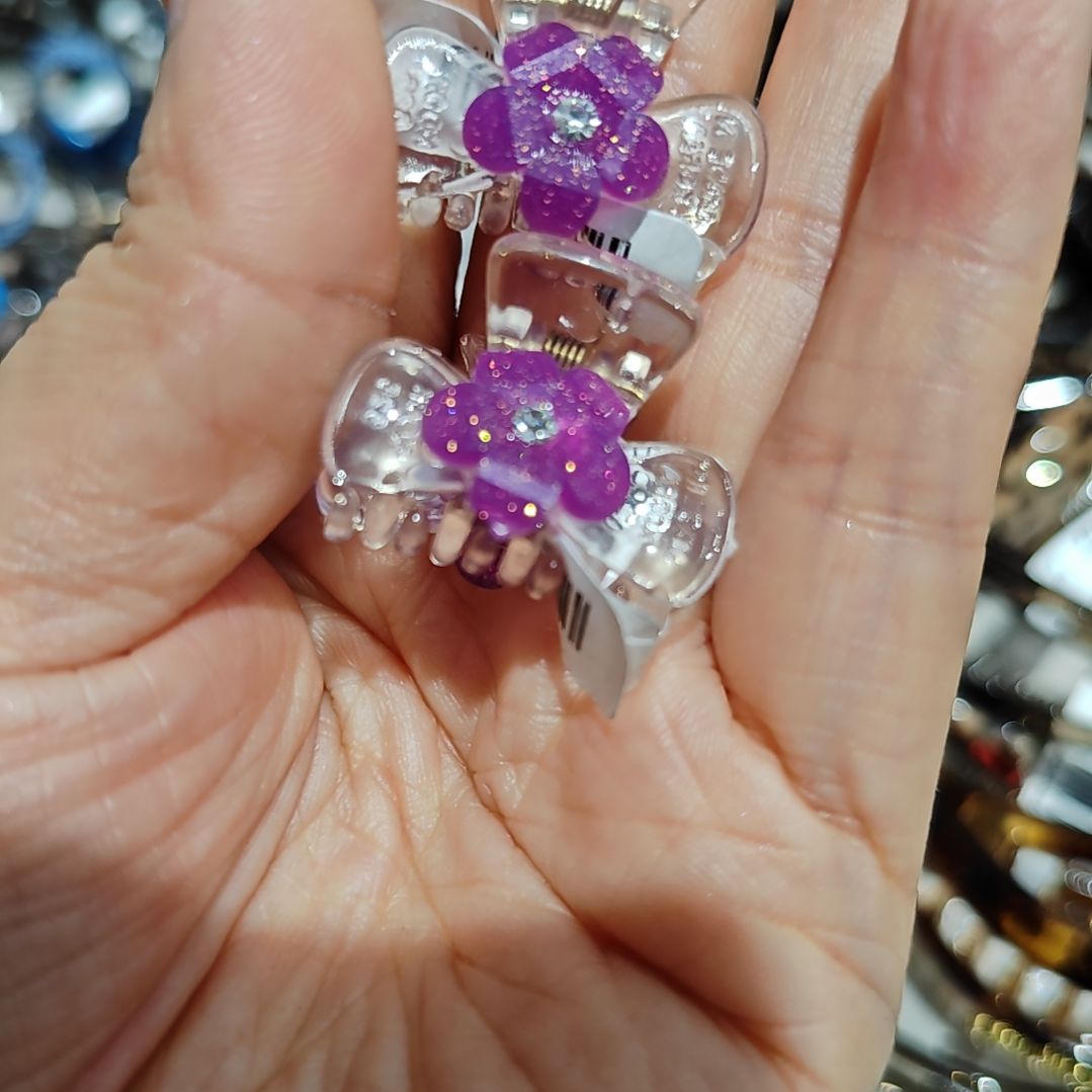 布艺铁合金时光不语抓夹刘海2