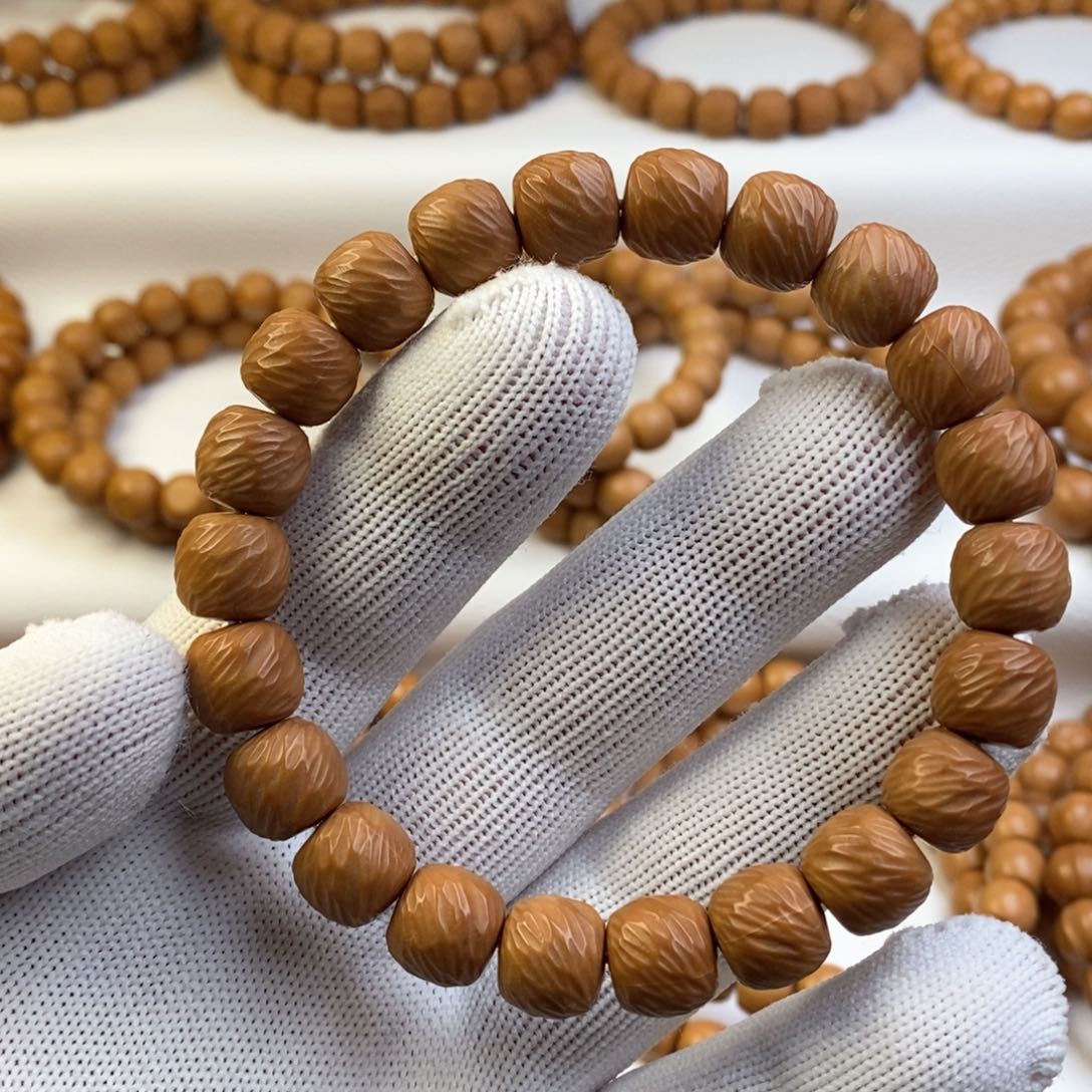 猴头核桃手串云锦