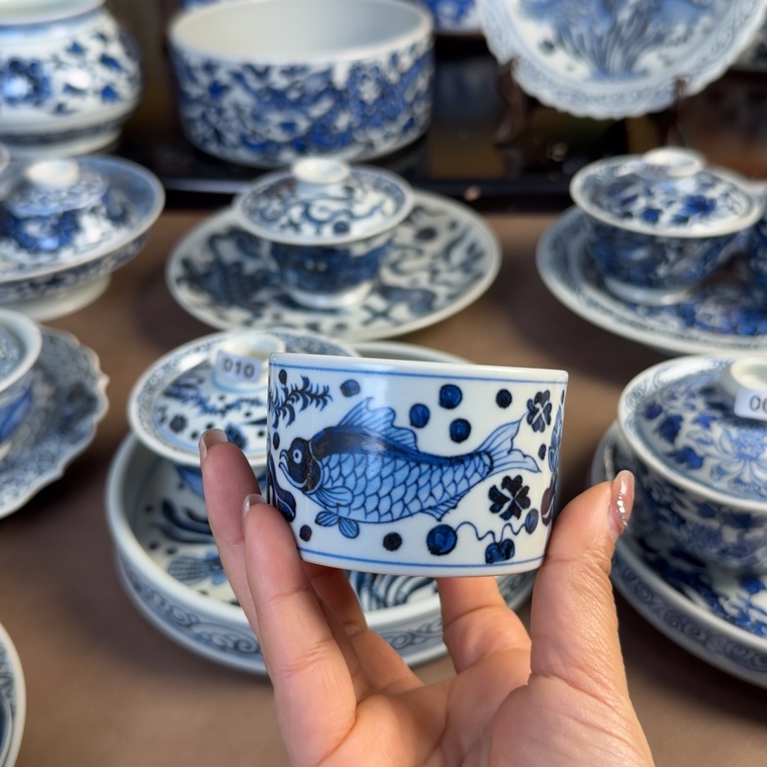 追景德镇手工手绘茶具