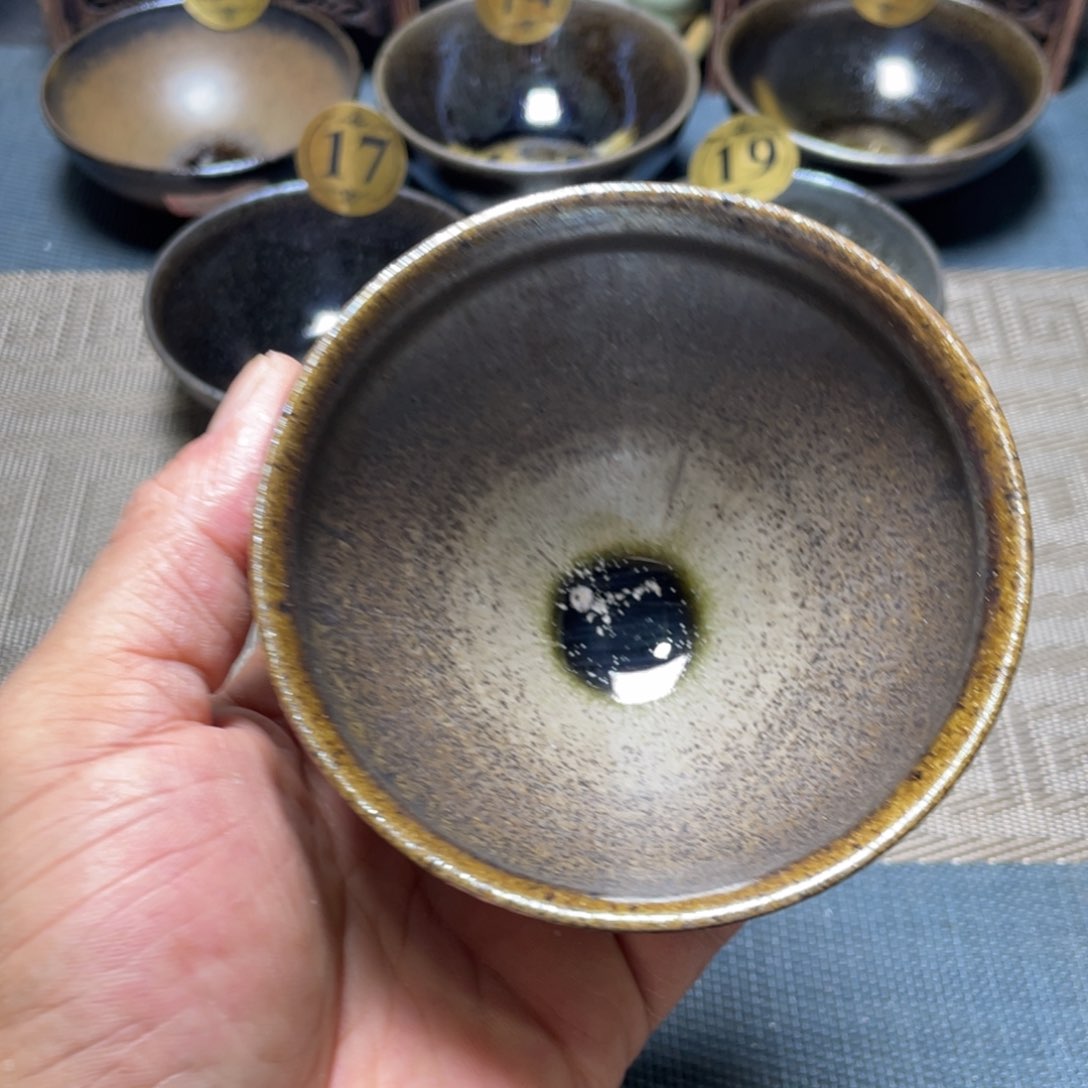 【闪购商品】茶盏柴烧建盏主人杯