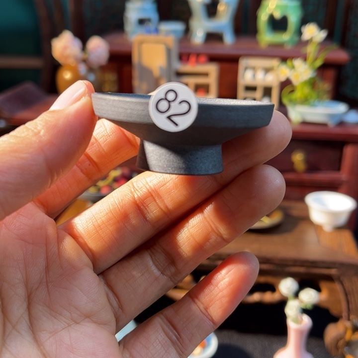 摆件微陶老王迷你花瓶