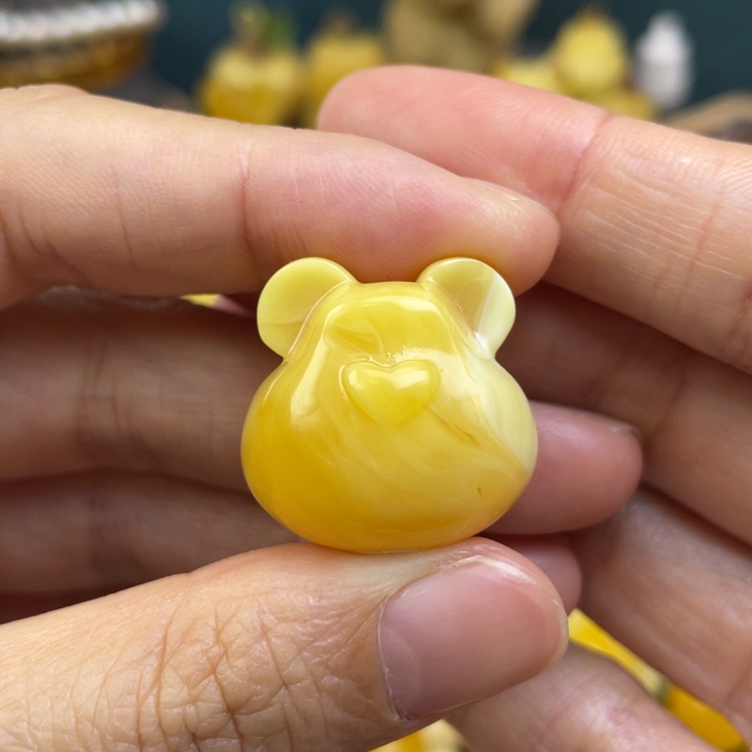 未镶嵌琥珀裸石蜜蜡