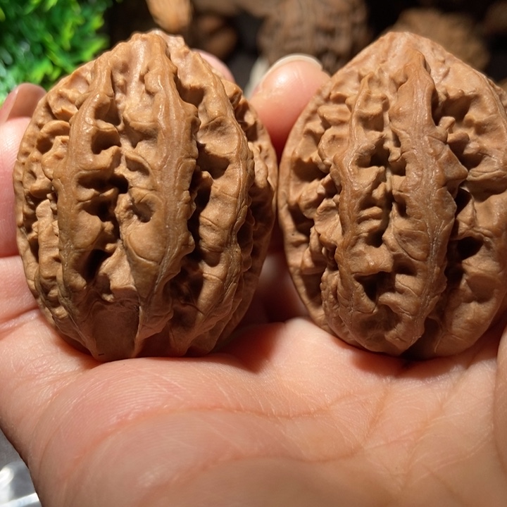 把件文玩核桃东北楸子小雪60