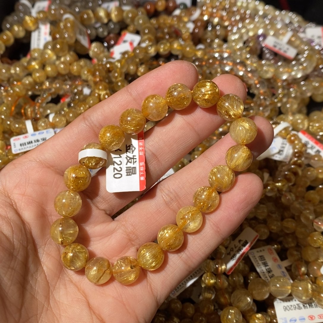 水晶手链未镶嵌我
