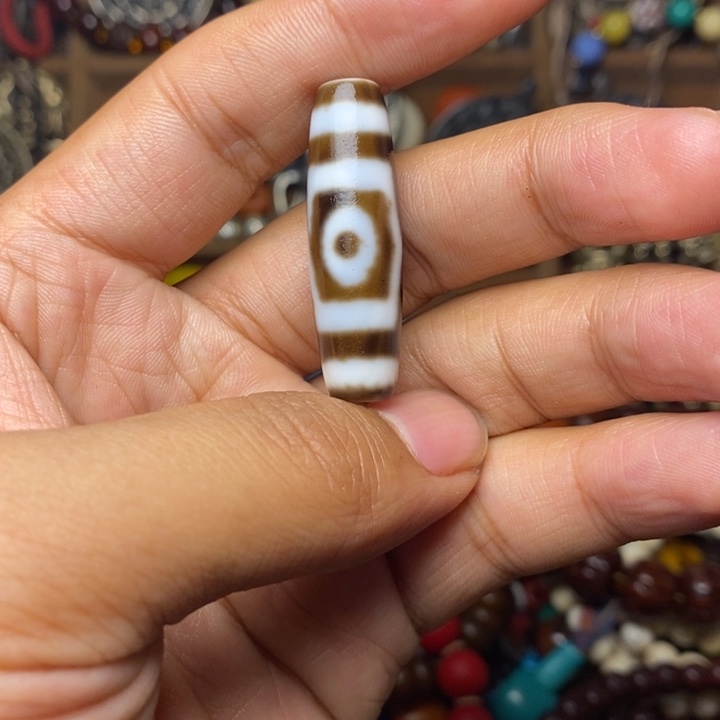 桃核吊坠三眼吊坠