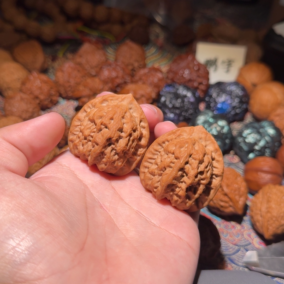 文玩核桃把件1262号41蓟县佛肚文玩核桃