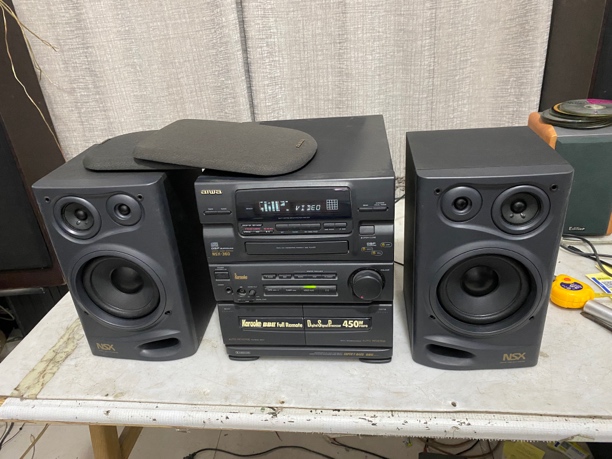 AH 组合音响，卡座和CD不能用，运费到付