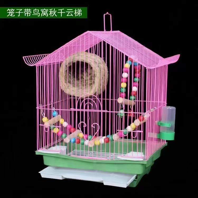 新款精品金属虎皮鹦鹉鸟笼精品鹦鹉观赏繁殖笼