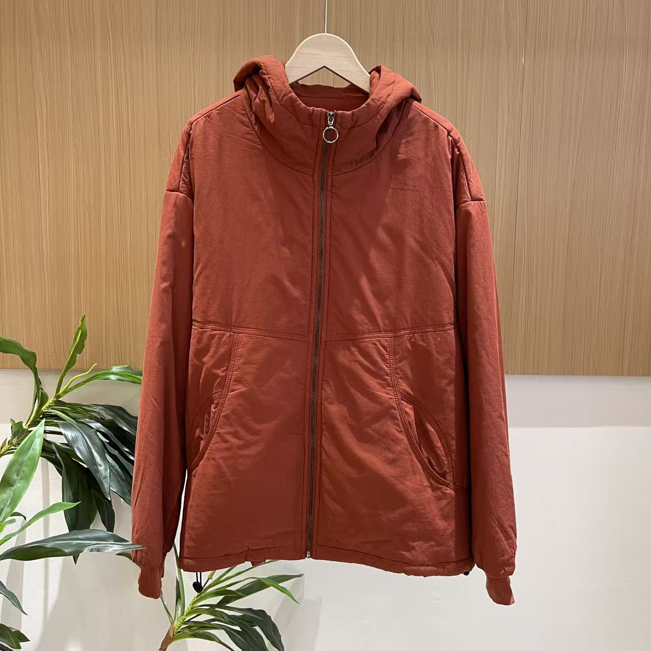 16719新款秋冬休闲百搭时尚显瘦连帽棉服