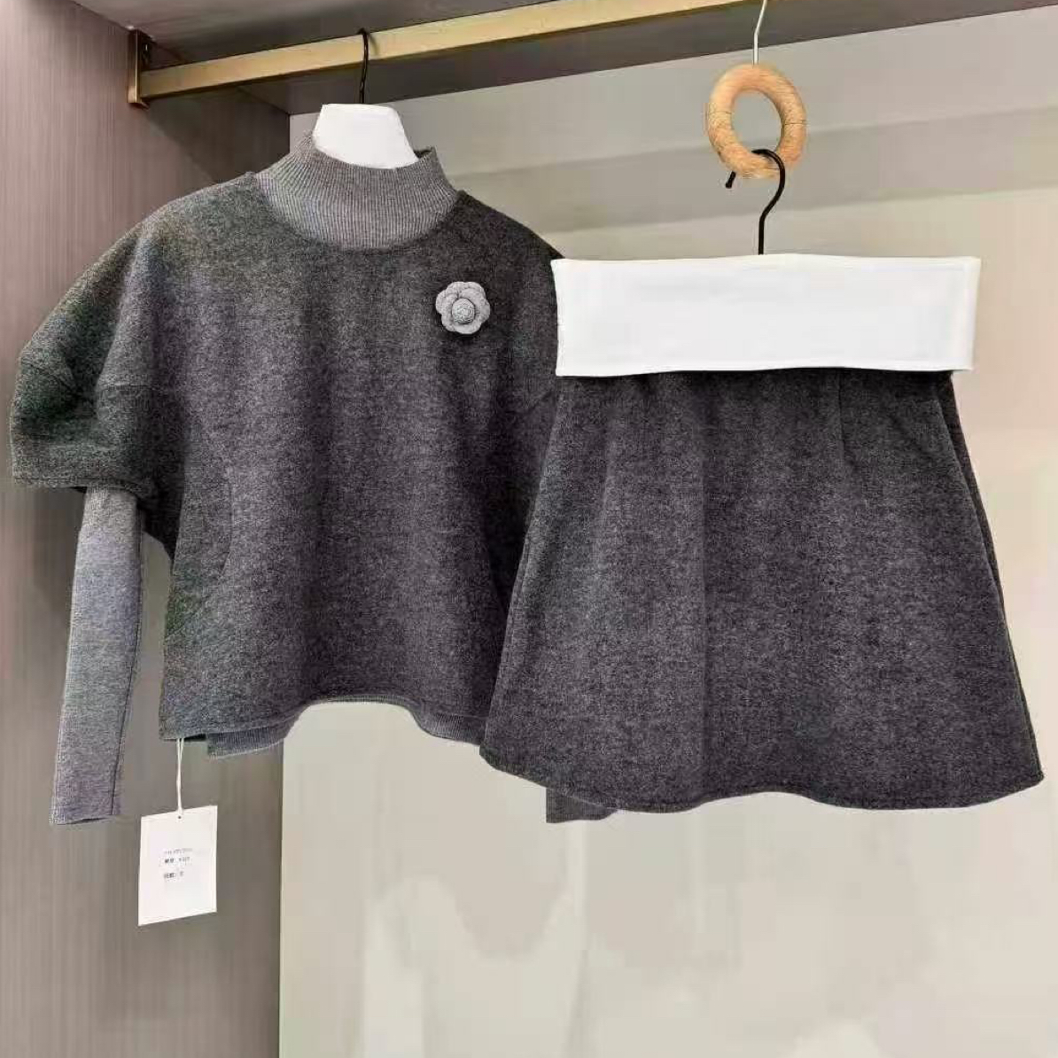 8001香风毛呢三件套