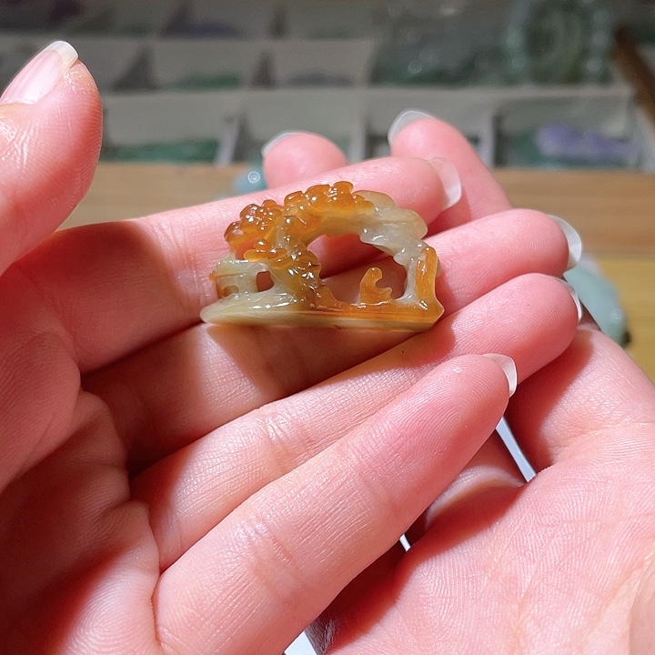 颈饰未镶嵌翡翠天