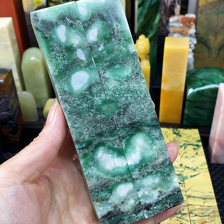 红***男青田石印石四川石头