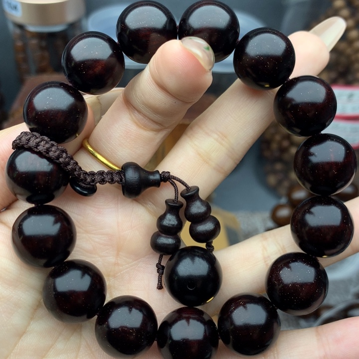 檀香紫檀（小叶紫檀）小叶紫檀1.5满金星