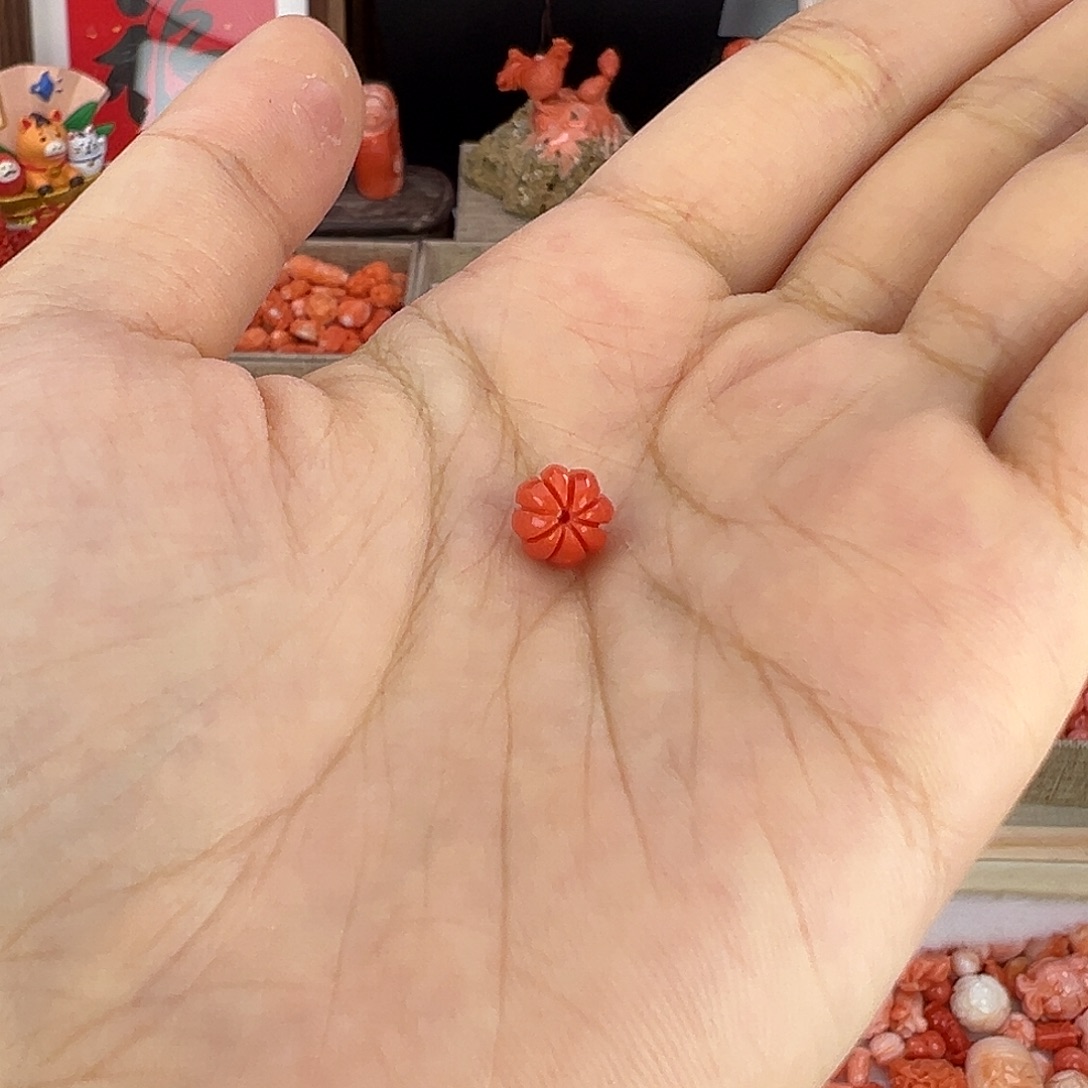 乐***观银S925沙丁瓜珠天地孔