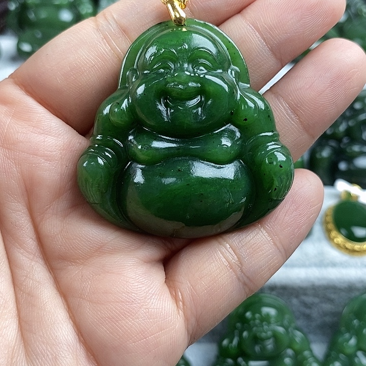 和田玉（碧玉）未镶嵌项链45