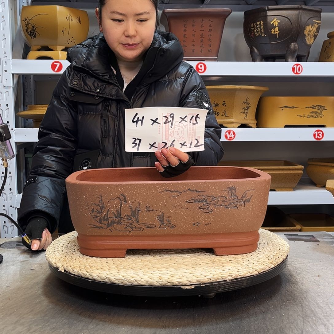 紫砂花盆紫砂花盆