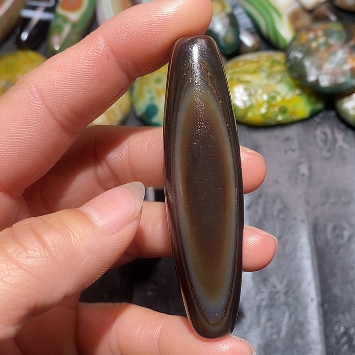 明***透玛瑙/玉髓合金颈饰