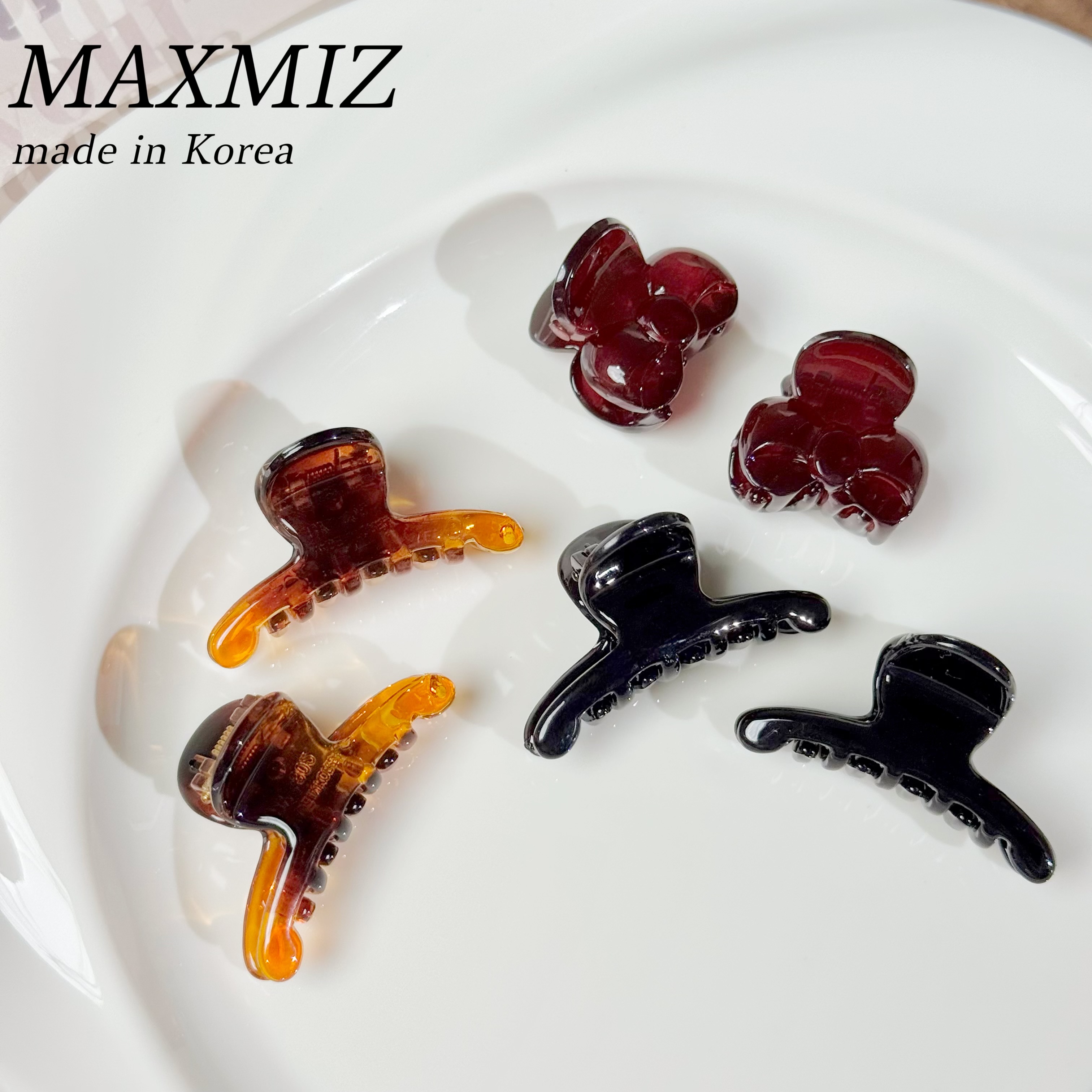 东大门 韩系极简风裸夹小抓夹百搭气质精致简约2037