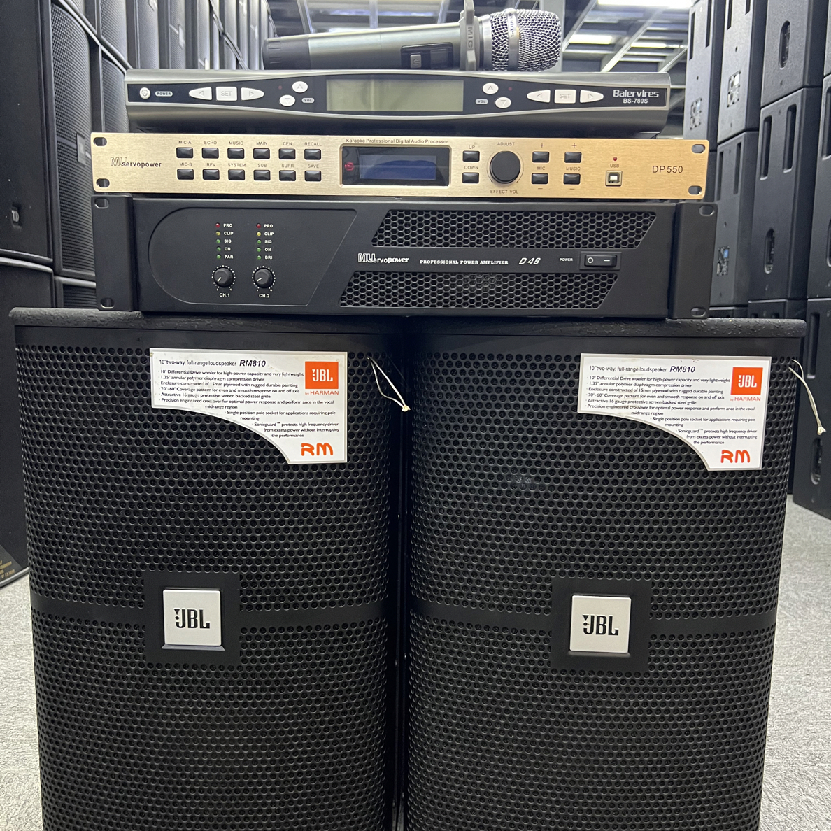 9新经典老款RM810音响4件套不包邮.新话筒拜耳