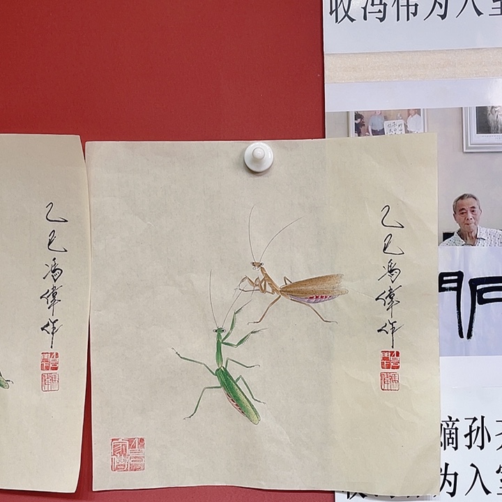 国画冯老师手绘作品