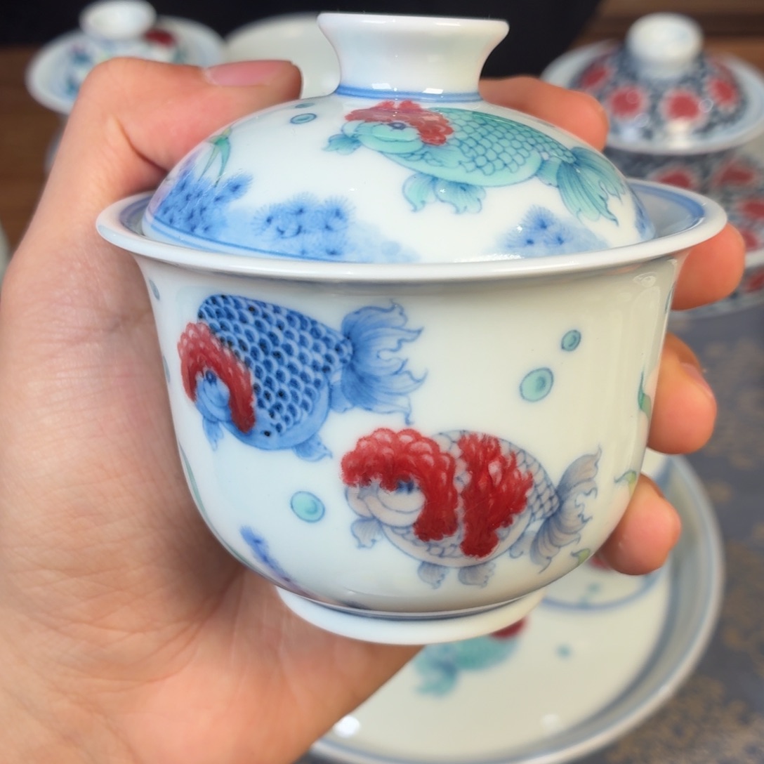 瓷杯子瓷姑娘景德镇陶瓷艺术