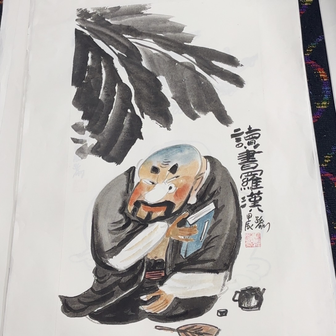 国画国画作品侯耀刚老师作品刘