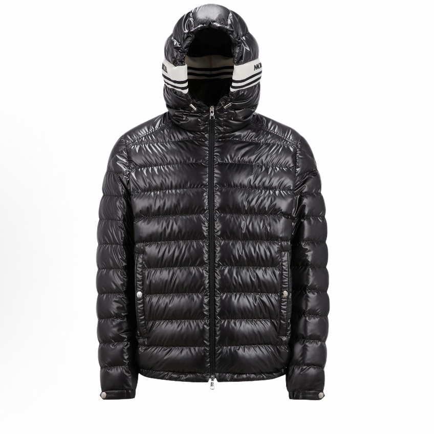 未使用 MONCLER /2码/新款黑色轻薄羽绒服
