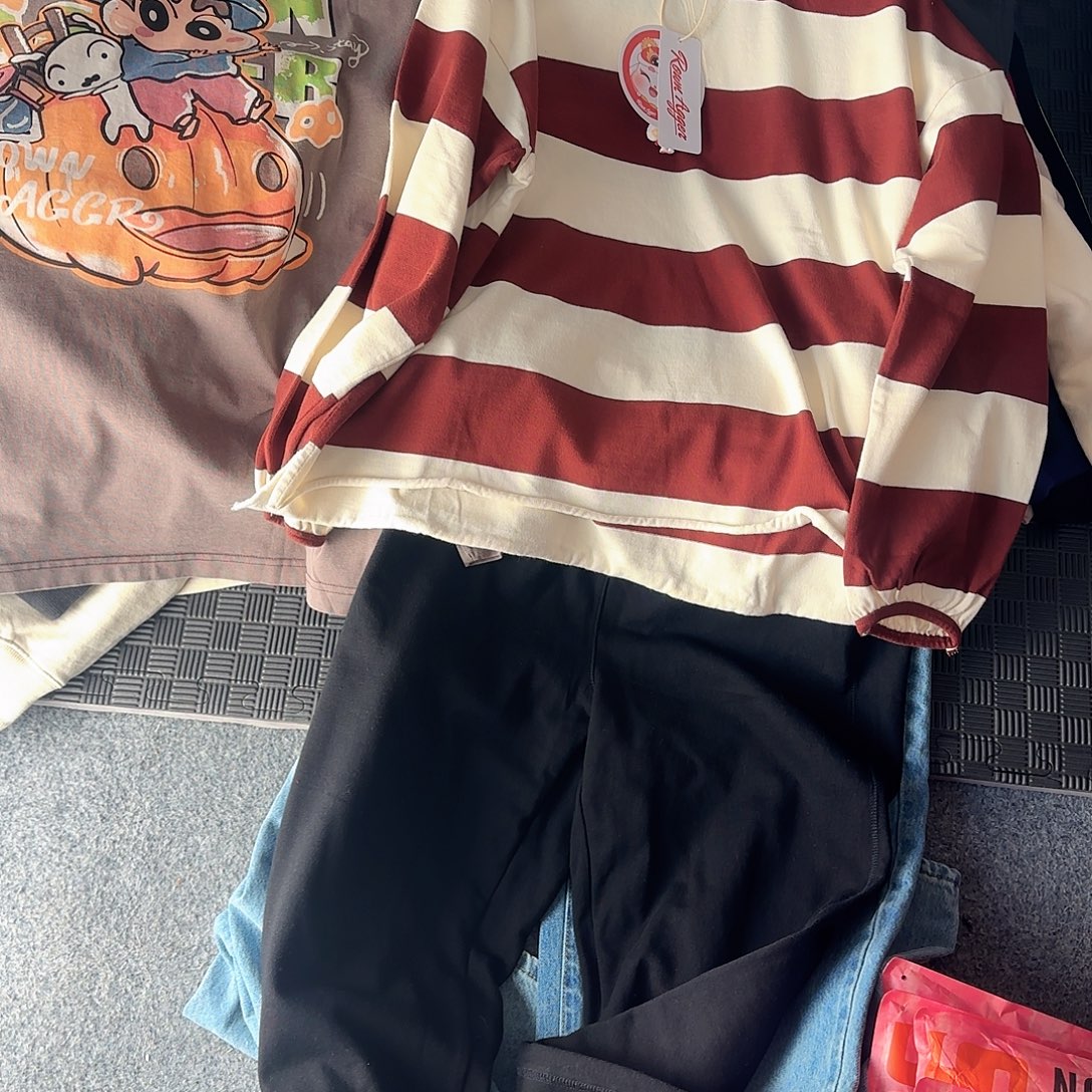 小心条纹打底特价不退换