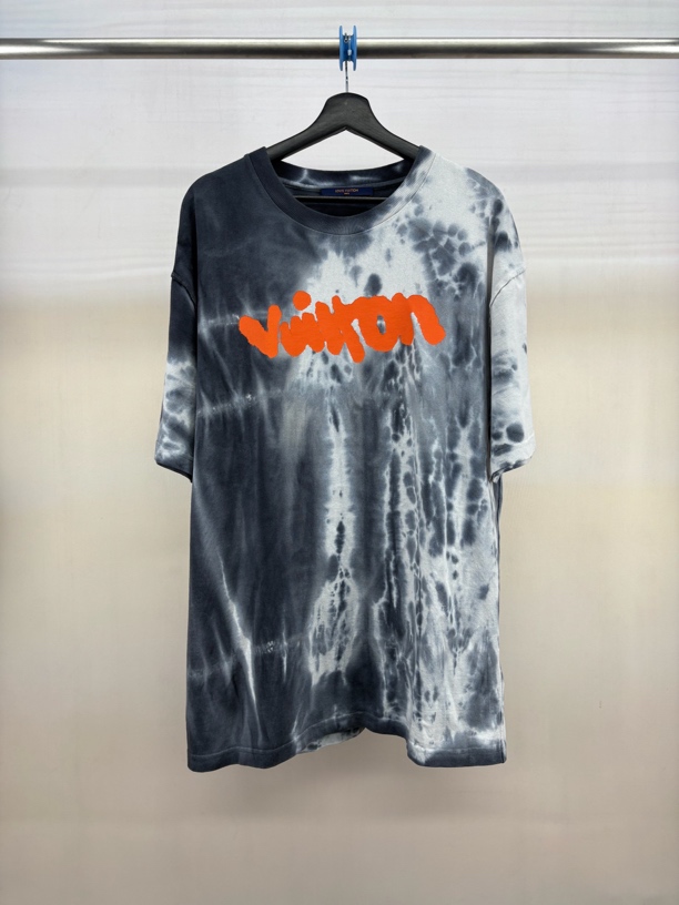 全新未使用 LouisVuitton/路易威登 扎染logo短袖/XXL码/M9254