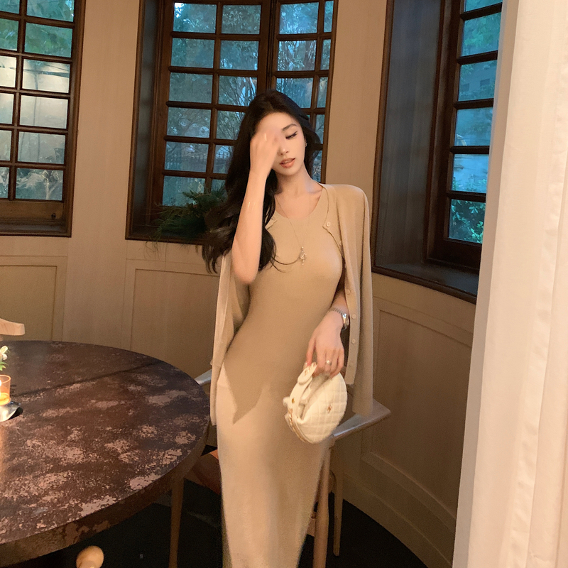 “轻熟lady”重磅100扬子纱＋金银丝 超绝细闪氛围感开衫/连衣裙