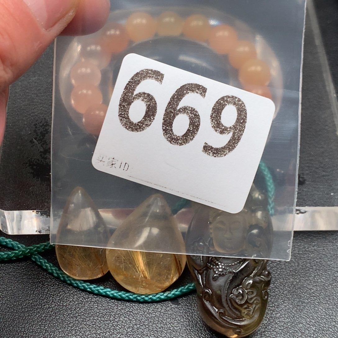 默***5未镶嵌水晶颈饰天然水晶石吊坠