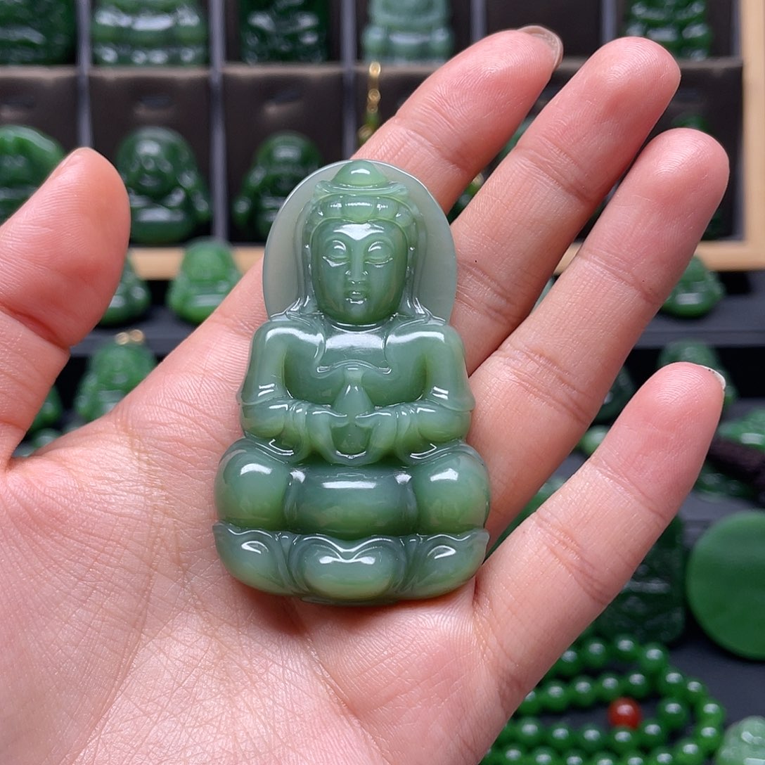 和田玉吊坠未镶嵌~*辉