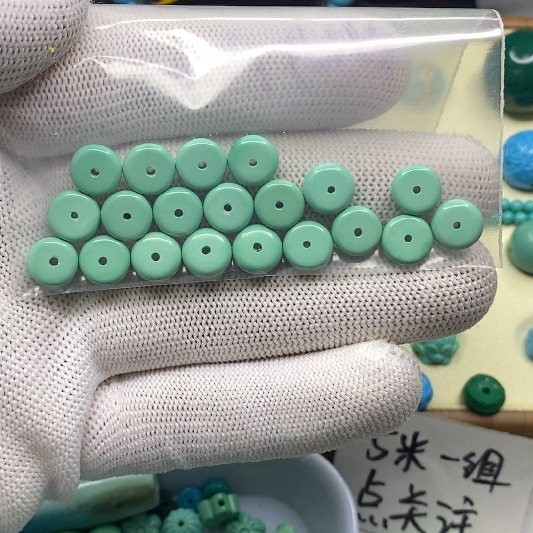 原生态绿色隔片卡8mm