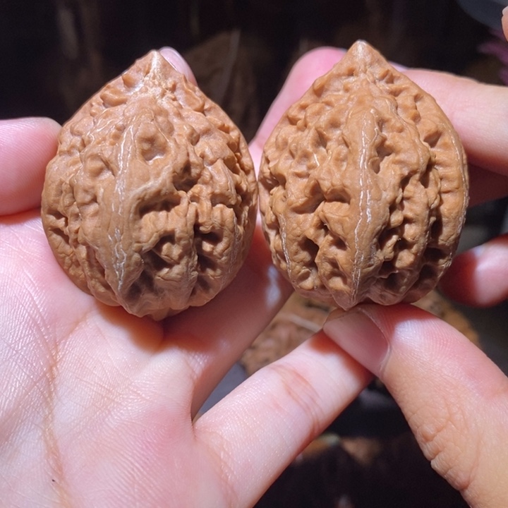 把件文玩核桃东北野生楸子小园106