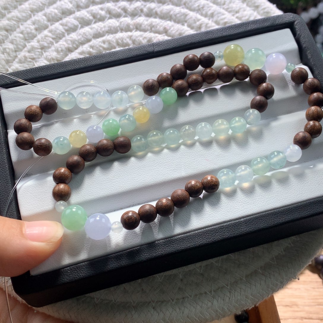 翡翠手链未镶嵌长链