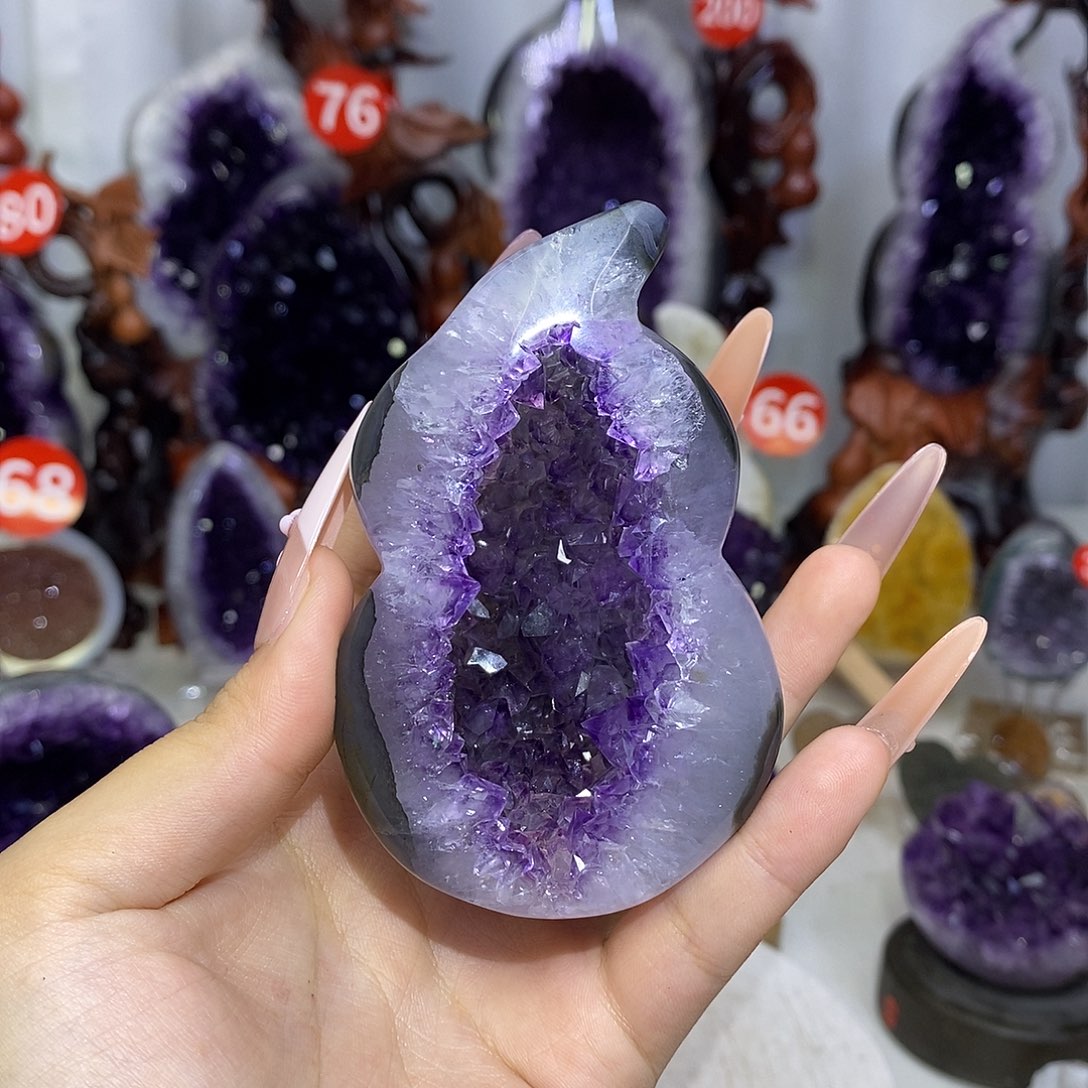 大型摆件（非配饰）紫晶未镶嵌