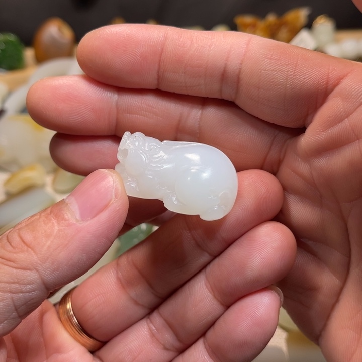 和田玉手串未镶嵌