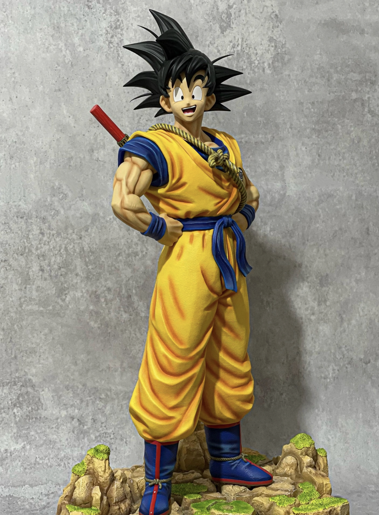 七龙珠 梦幻悟空站姿32cm 七龙珠动漫GK手办模型二次元雕像摆件