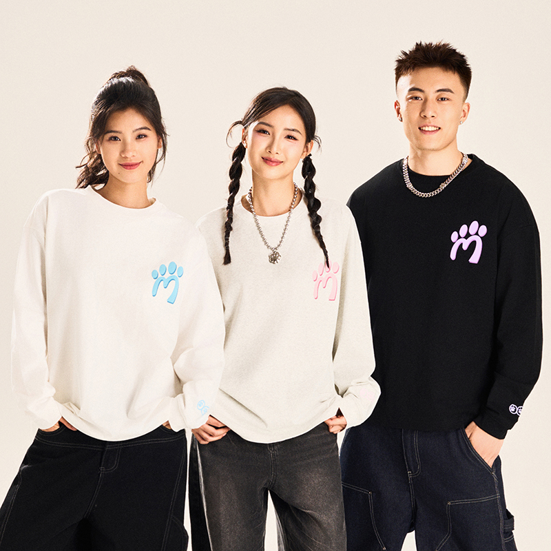 MAOZYWORLD 「M LOGO 」长袖TEE