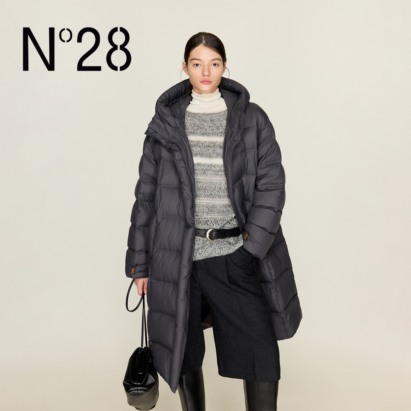 【皓然专属】N°28 高级轻奢设计师羽绒服8955A1R152