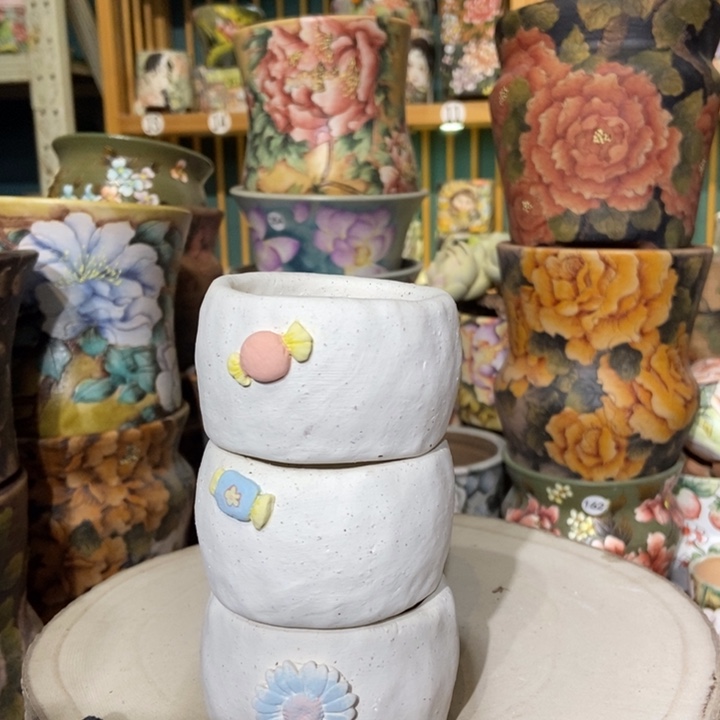 红陶景德镇艺术手绘作品