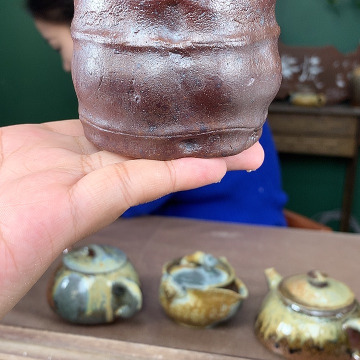 紫砂茶壶纯自然柴烧