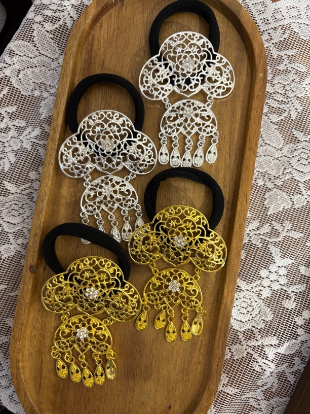 民族风发饰一对装两个色 【省外不包邮】