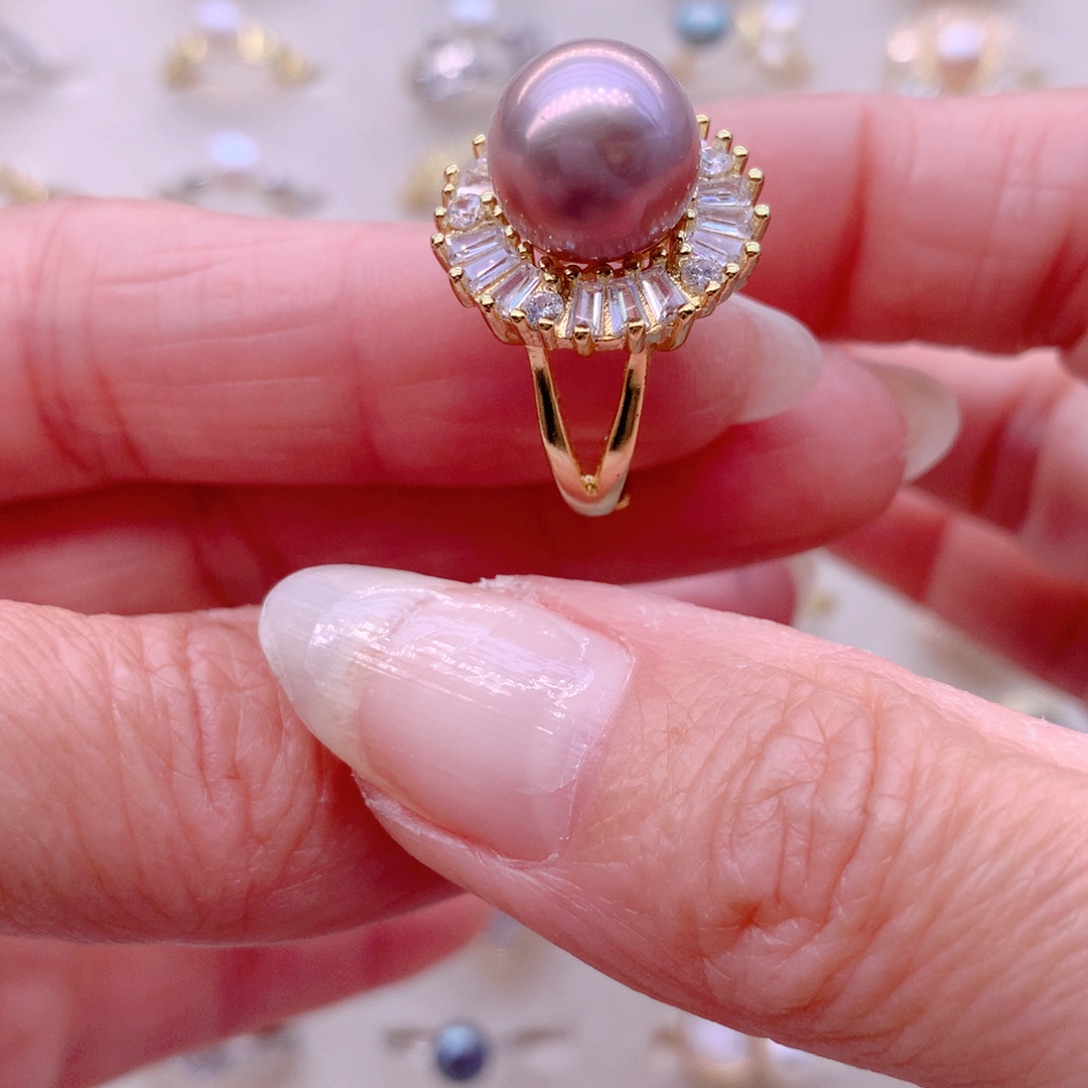 耳饰淡水珍珠合金