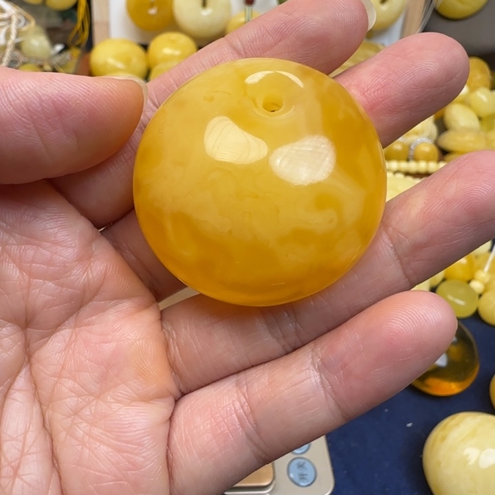 蜜蜡未镶嵌颈饰天然蜜蜡