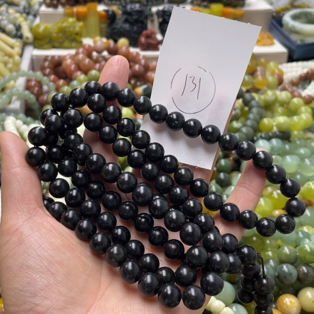 蛇纹石玉手链未镶嵌