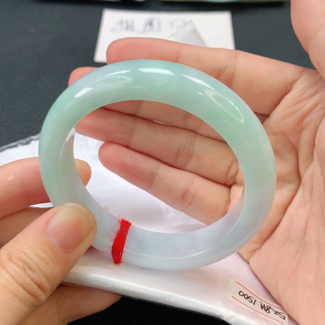 翡翠手镯未镶嵌缅甸52.8